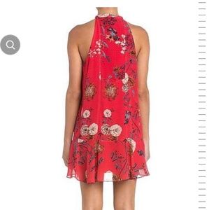 Red print summer dress  by Miss Me